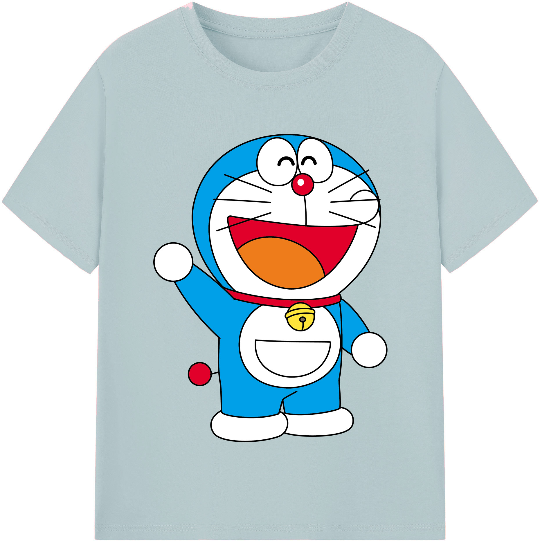 （画像用） ドラえもん Doraemon 綿100％半袖Tシャツ（フロントプリント）